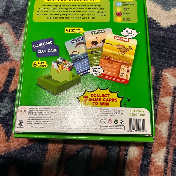 Skillmatics Guess in 10 Animal Planet Game - Picture 2 of 3